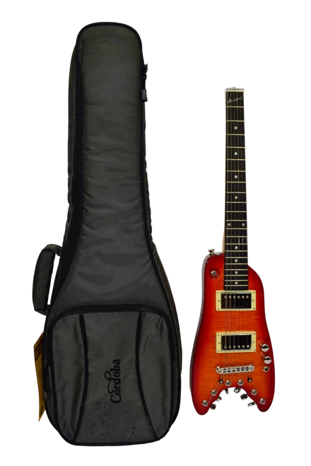 Strobel Guitars Rambler Classic Travel Electric Guitar, Cherry Sunburst w/ Bag - Previously Owned