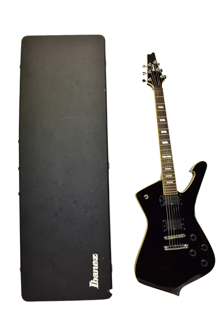 2004 Ibanez IC400 Iceman Electric Guitar, Black w/ Case - Previously Owned