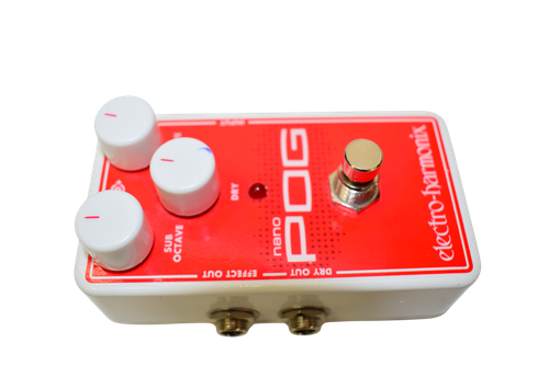 Electro-Harmonix Nano Pog Polyphonic Octave Generator Guitar Effect Pedal - Previously Owned
