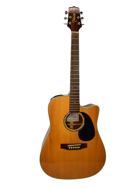 Takamine EG530SSC Dreadnought Cutaway Acoustic Electric Guitar, Natural - Previously Owned