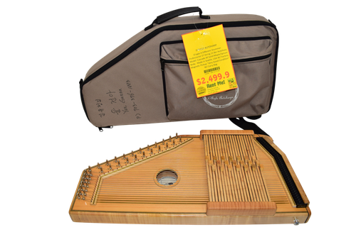 d'Aigle A Different Drummer Cascade Autoharp, Maple/Spruce w/ Bag - Previously Owned