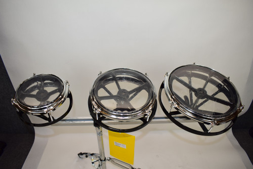 Steve Weiss 6"- 8"- 10" Roto-Tom Set with Stand - Previously Owned