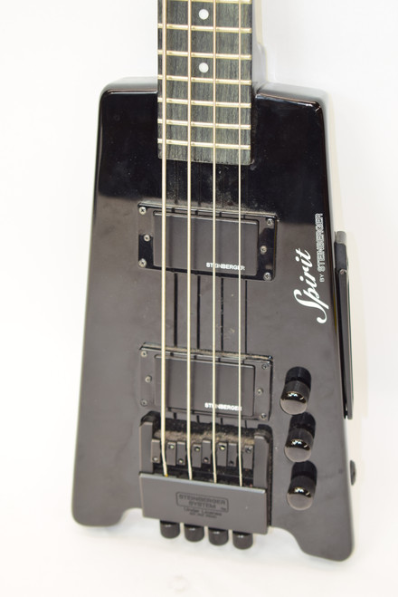 Steinberger Spirit XT-2 Standard Headless 4-String Bass, Black - Previously Owned