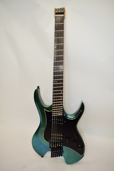 Mooer GTRS W900 'Wing' Intelligent Electric Guitar, Aurora Green w/ Bag - Previously Owned