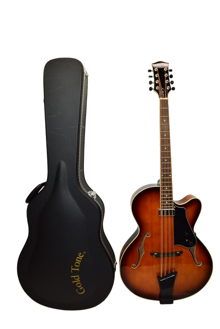 Gold Tone Mandocello, Tobacco Sunburst w/ Case - Previously Owned