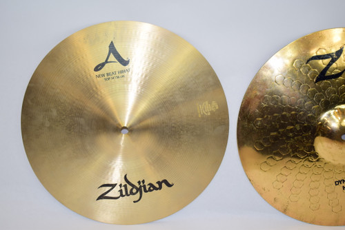 Zildjian A New Beat & Z Dyno Beat 14" Hi-Hat Cymbals (Pair) - Previously Owned