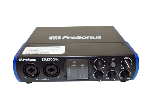 PreSonus Studio 24c USB-C Audio Interface - Previously Owned