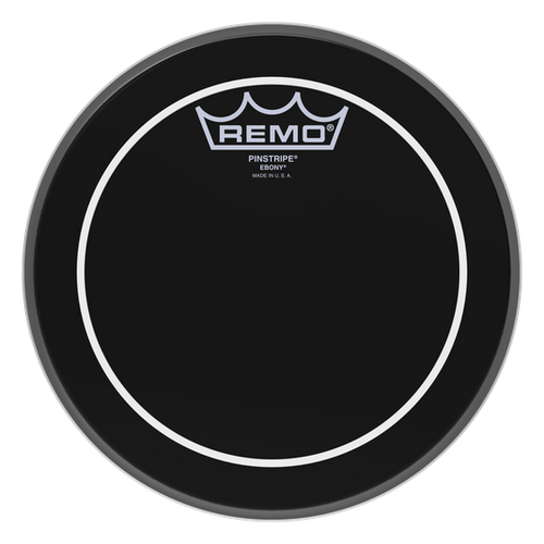 REMO Ebony Series Pinstripe 8" Drumhead