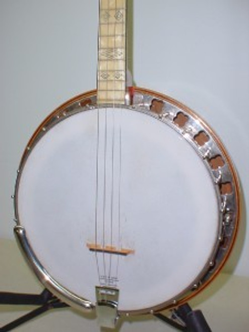 William L. Lange 4 String Tenor Banjo - Previously Owned