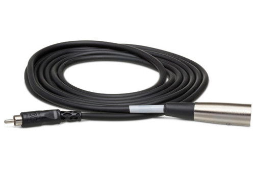 HOSA XRM-110 10 ft Audio Interconnect: XLR male to RCA