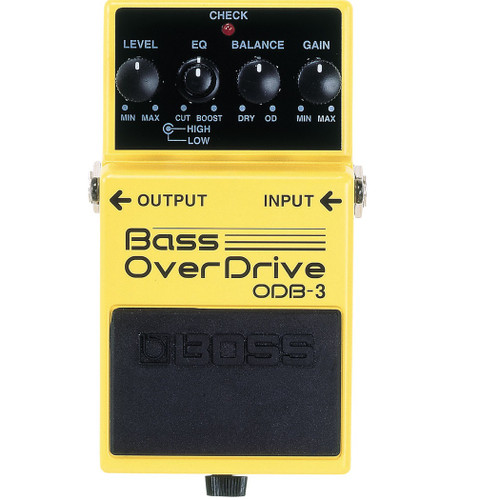 Boss ODB3 Bass Overdrive Compact Distortion Effects Pedal