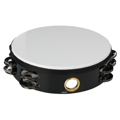 REMO Economy 8" Double Row Tambourine, Black