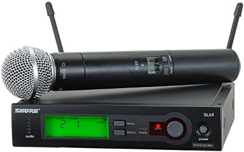Shure SLX24/SM58 Includes SLX2/SM58 Handheld Transmitter with SM58 Microphone