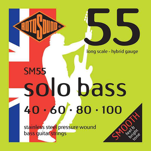 ROTOSOUND SM 55 Hybrid Steel Pressurewound Bass Strings