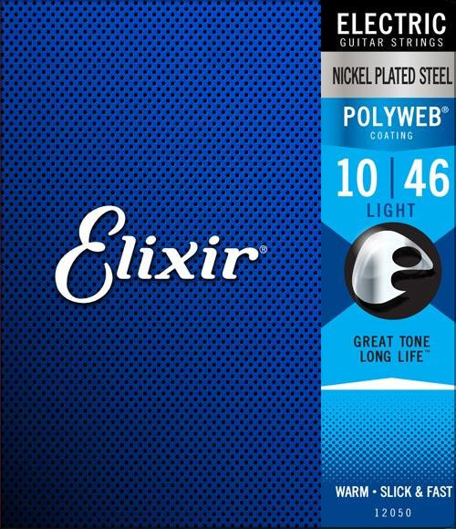 Elixir Electric Nickel Plated Steel with POLYWEB® Coating Super Light Guitar Strings