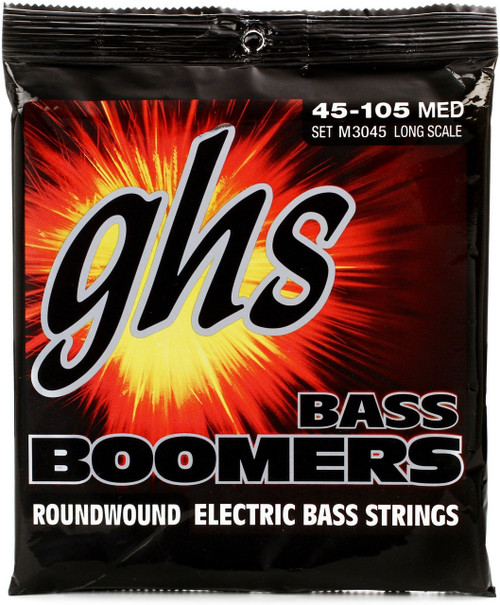 GHS GBM BASS BOOMERS® - Medium (36.5" winding) .045- .100 Bass Strings