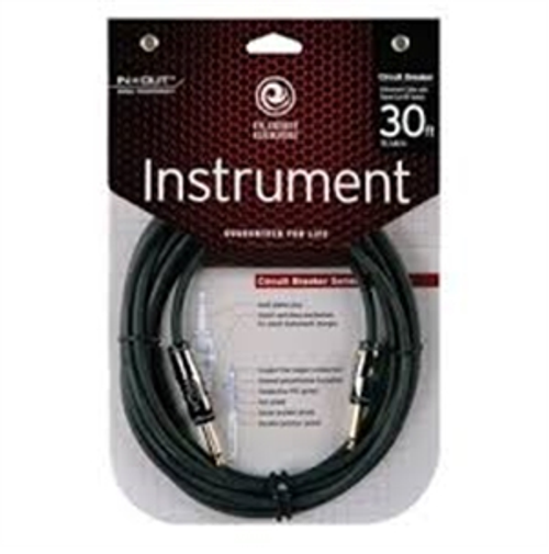 Planet Waves PWAG30 Circuit Breaker Instrument Cable, 30 feet