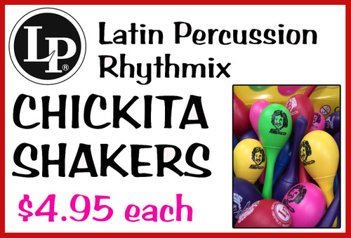 LP RythmMix Plastic Chickita Shaker with Bill's Logo