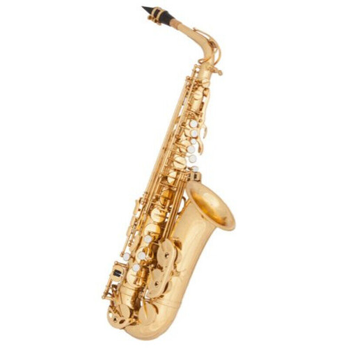 JZ Horns Eb Alto Saxophone Gold Lacquer  w/ Case