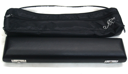 JZ Open Hole Silver-plated Flute w/ Case