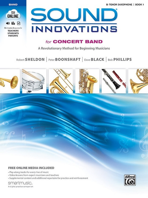 Sound Innovations for Concert Band, Bb Tenor Sax Book 1, CD & DVD