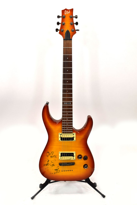 ESP LTD H-101FM Electric Guitar w/ C.C. Deville Autograph