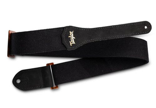 Taylor GS Mini 2" Cotton Guitar Strap, Black
