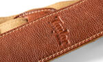 Taylor Leather 2.5" Strap, Suede Back, Medium Brown