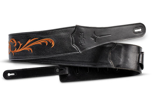 Taylor Nouveau 3" Strap, Black Leather