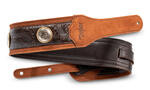 Taylor Grand Pacific Series 3" Strap, Leather, Nickel Conchos, Brown Leather