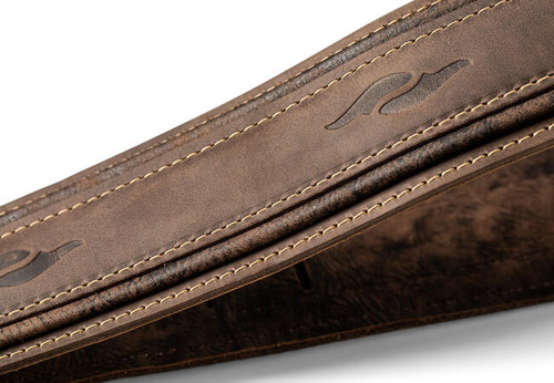 Taylor Element 2.5" Strap, Dark Brown Distressed Leather