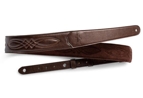 Taylor 2" Strap, Vegan Leather, Chocolate Brown