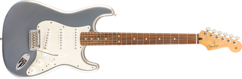 Fender Player Series Strat, Silver Finish, Pau Ferro Fretboard (d)