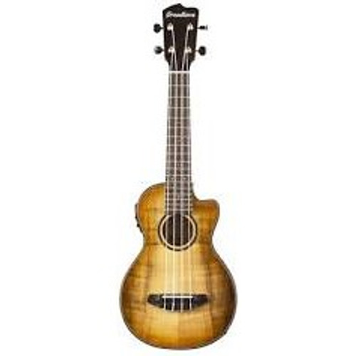 Lu’au Concert Ukulele Natural Shadow CE Myrtlewood – Myrtlewood