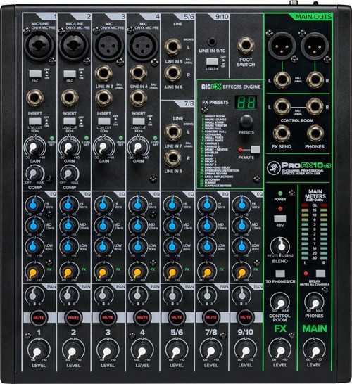 Mackie ProFX6v3 6-channel Mixer with USB and Effects - Bill's Music