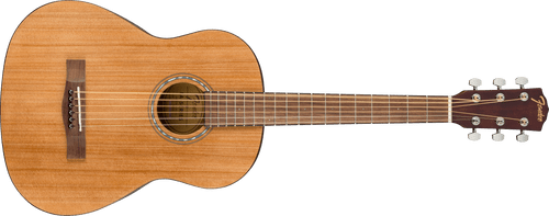 Fender FA-15 Steel String 3/4 Scale Acoustic Guitar - Natural Finish, Walnut Fingerboard with Gigbag