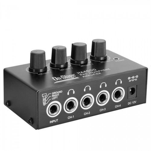 On Stage HA4000 Four-Channel Headphone Amp