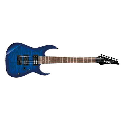 Ibanez Gio GRG7221QA - Transparent Blue Burst