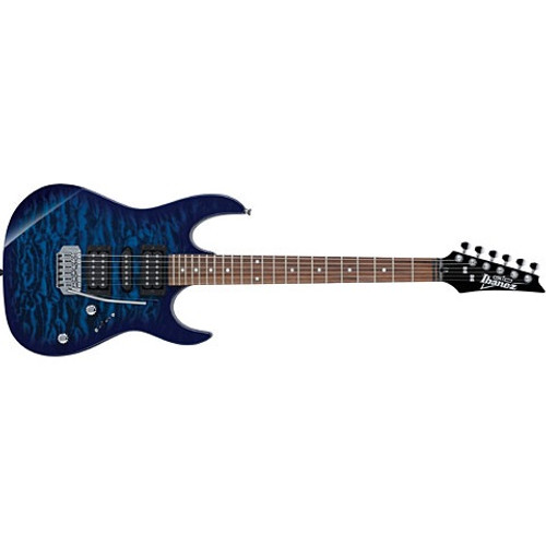 Ibanez Gio GRX70QA Electric Guitar - Transparent Blue Burst