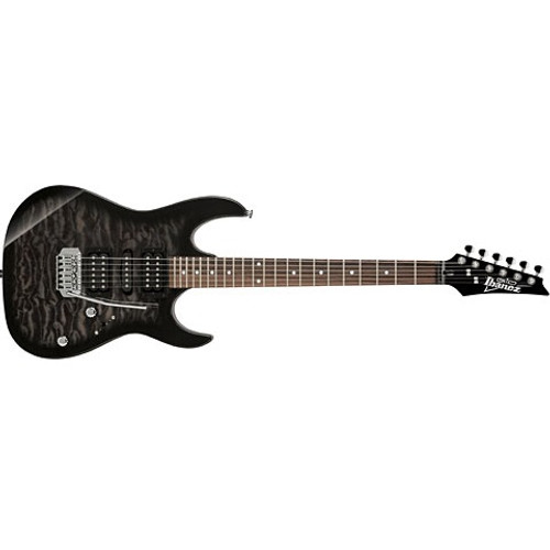 Ibanez Gio GRX70QA Electric Guitar - Transparent Black Sunburst