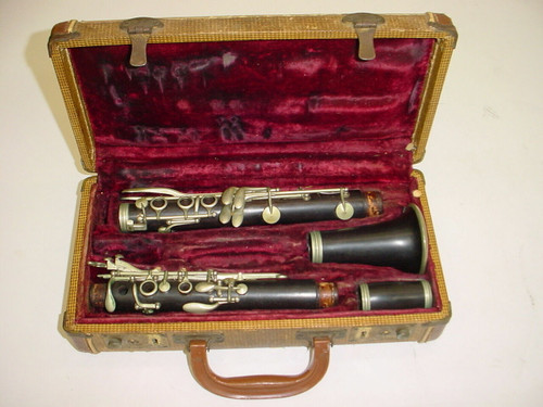 Vintage Martin Freres LaMonte Model 1 Grenadilla Bb Clarinet - AS IS NOT WORKING - Previously Owned
