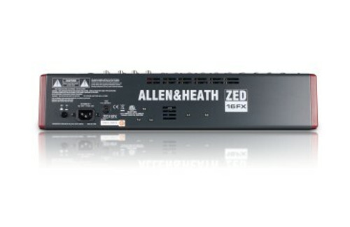 Allen & Heath ZED-16FX 16-channel Mixer with USB Audio Interface and Effects