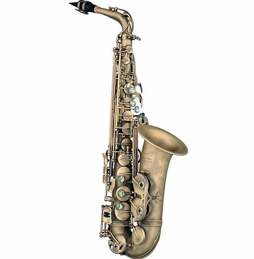 P. Mauriat Professional Alto Saxophone, Rolled Tone Holes, Unfinished, Outfit