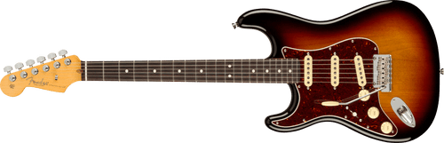 Fender American Professional II Stratocaster ® Left-Hand, Rosewood Fingerboard, 3-Color Sunburst w/ Deluxe Molded Case