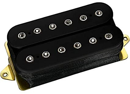 Dimarzio Super Distortion humbucker Pickup, F-spaced, black/white