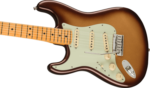 Fender  American Ultra Stratocaster ® Left-Hand, Maple Fingerboard, Mocha Burst w/ Deluxe Hardshell case