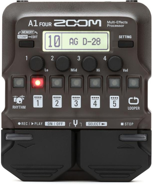 Zoom A1 Four Acoustic Instrument Multi-Effect Processor