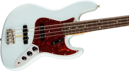 Fender American Original '60s Jazz Bass ®, Rosewood Fingerboard, Sonic Blue w. Vintage Style HSC