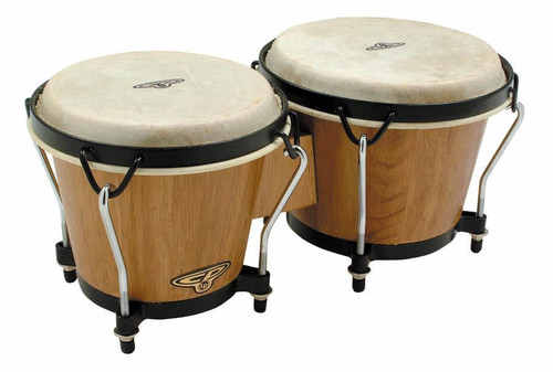 LP M201 Matador Wood Bongos Dark Brown - Bill's Music