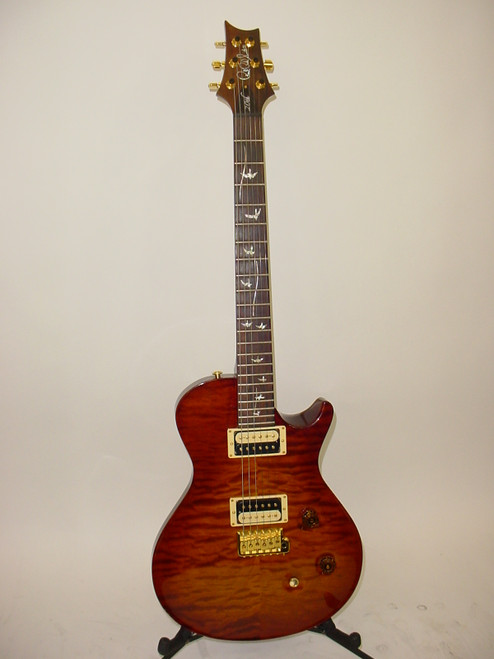 PRS 20th Anniversary Singlecut Tremolo Artist Package Electric Guitar - 2007 Violin Amber Burst - Previously Owned